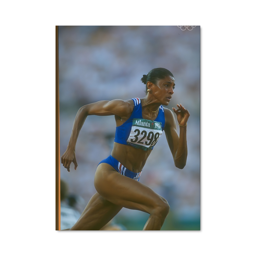 Poster La Course de Marie-José – affiche Athlétisme